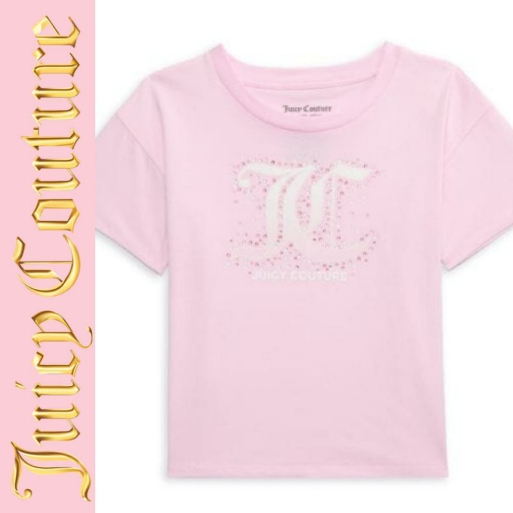 Juicy Couture JC‎ Logo Embellished S/S T-Shirt